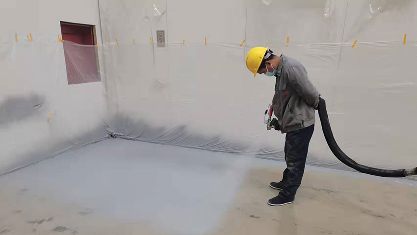 京華邦威聚脲設(shè)備聚脲地坪漆的施工